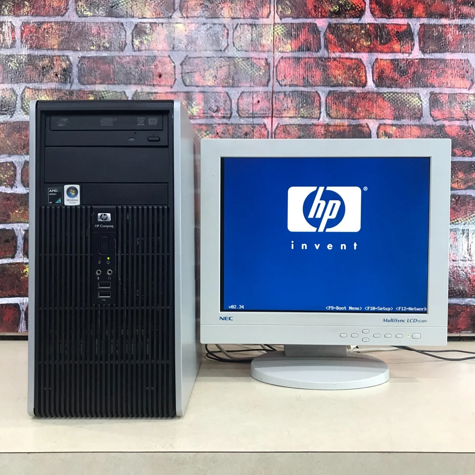 PC Retro Gaming HP Compaq AMD Athlon 2.30GHz 4GB RAM (Windows 7 Pro 64-Bit) Foto 2 de 4