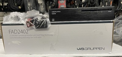  LAB.GRUPPEN FAD2402 2x240W Commercial Amplifier Dante 