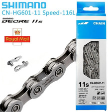 For Shimano HG601 Fahrrad- Kette 11s 11-Fach 116L 116 Glieder Road MTB E-Bike UK