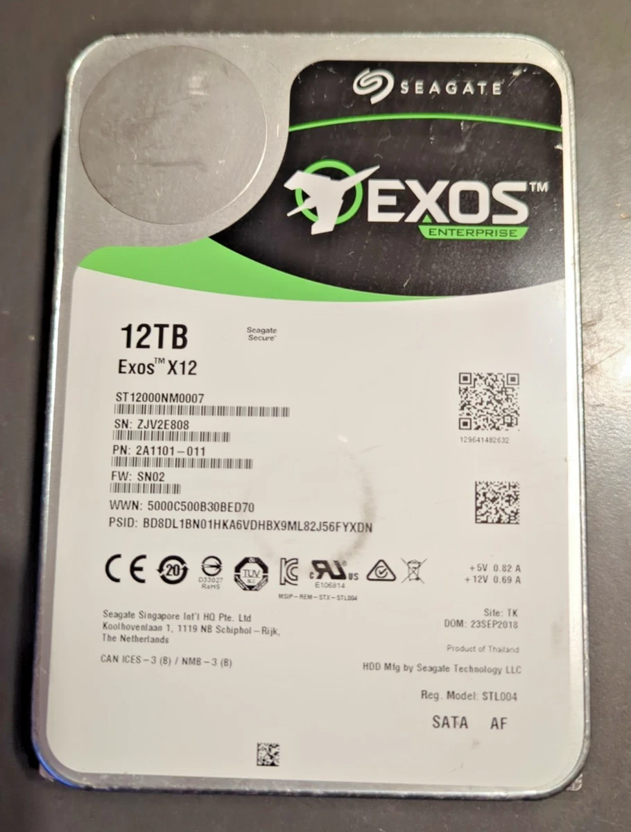 Seagate 12 TB Internal Hard Disk Drives for sale | eBay
