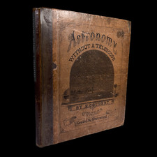 Astronomy Without a Telescope ~ Elias Colbert ~ 1869 1st Edition Celestial