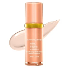 Foundation 4 in 1 - Medium Spectrum To Full Coverage Concealer Waterproof & Long