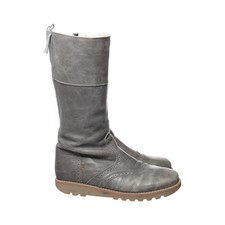 Bisgaard, Stiefel, Größe: 40, Grau, Leder/Wolle, Damen #5sA