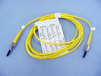 2M Leviton Fiber Optic Singlemode Simplex Patch Cable Cord ST FC SPC SPSTF-S02