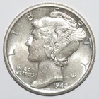 1942 D Mercury Dime BU BRILLIANT UNCIRCULATED (I255)
