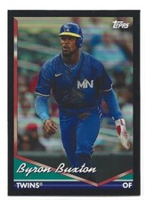 2024 Topps Archives - 1994 Topps Byron Buxton #288 Black Foilboard