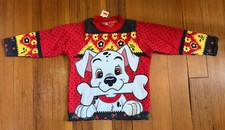 Vintage Disney 101 Dalmatians Crew Kids Toddler Size 4T RARE DEADSTOCK AOP w Tag