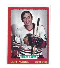 1973-74 O-Pee-Chee #28 Cliff Koroll EX