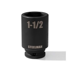 Steelman 3/4 in. Drive 1-1/2 in. 6 Point Deep Impact Socket 79272