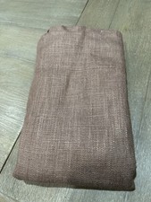 West Elm Slub Linen Curtain Drape 48x84 ONE panel mulberry