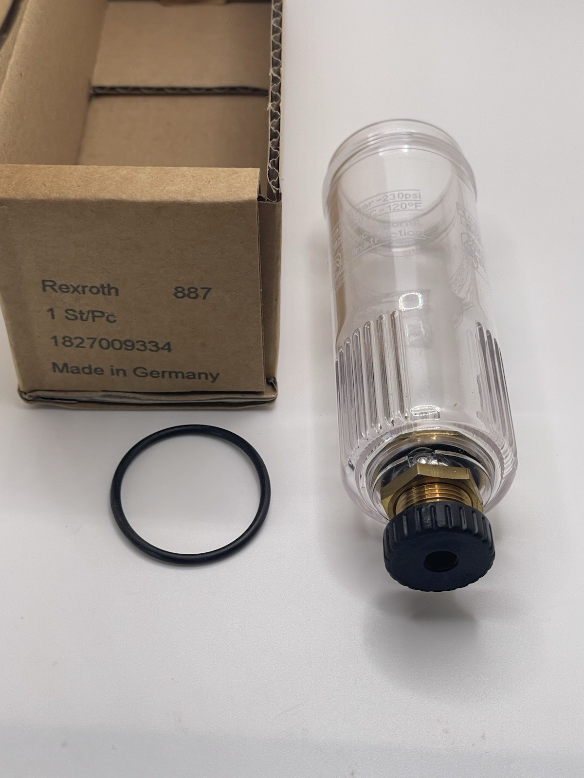 1PC NEW AVENTICS 1827009334 (was BOSCH Pneumatics ) NL2 Reservoir for Filter
