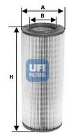 Ufi Luftfilter 27.397.00 Passend FüR Nissan