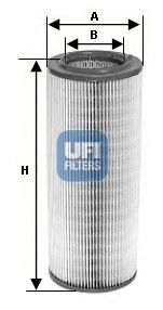 Ufi Luftfilter 27.397.00 Passend FüR Nissan-image