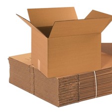 Moving Boxes Large 18"L x 14"W x 12"H 10-Pack - Corrugated Cardboard Box for ...