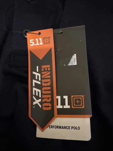 5.11 Tactical Men's Performance Utility S/S Polo Shirt Size XL Black - Picture 5 of 6