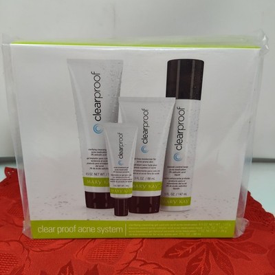 Mary Kay ClearProof Acne System 4 Four Piece Set FULL SIZE NEW! Expired