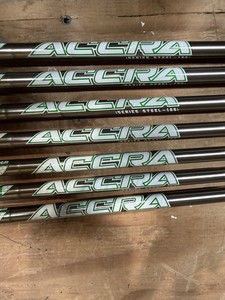 Accra iSeries Steel 125i Iron Shaft Set 125g - Excellent Condition