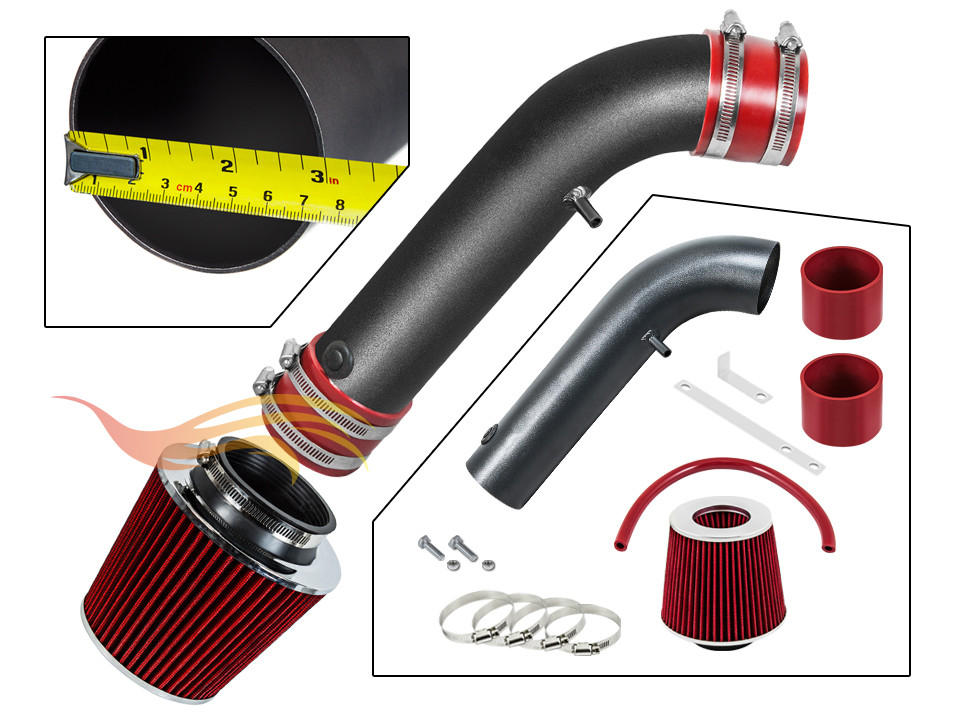 XYZ RW RED Air Intake Kit+Filter For 1990-1997 Thunderbird 3.8L V6 NA Non SC