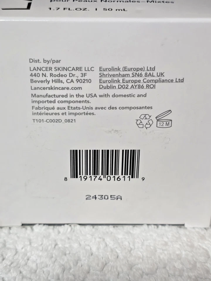 Lancer The Method: Nourish Normal Combination Skin - 1.7 oz / 50ml - Image 2 of 4