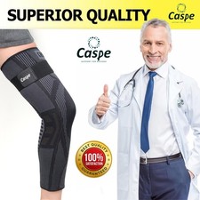 Full Leg Compression Sleeve Knee Support Brace Meniscus Tear Arthritis Pain Gym