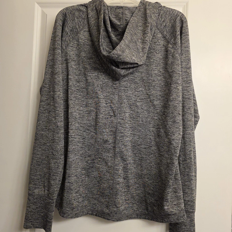 Carl Banks G-III 4Her Gris Cremallera Completa Capucha Sudadera Para Mujer Manga Larga L Foto 4 de 4