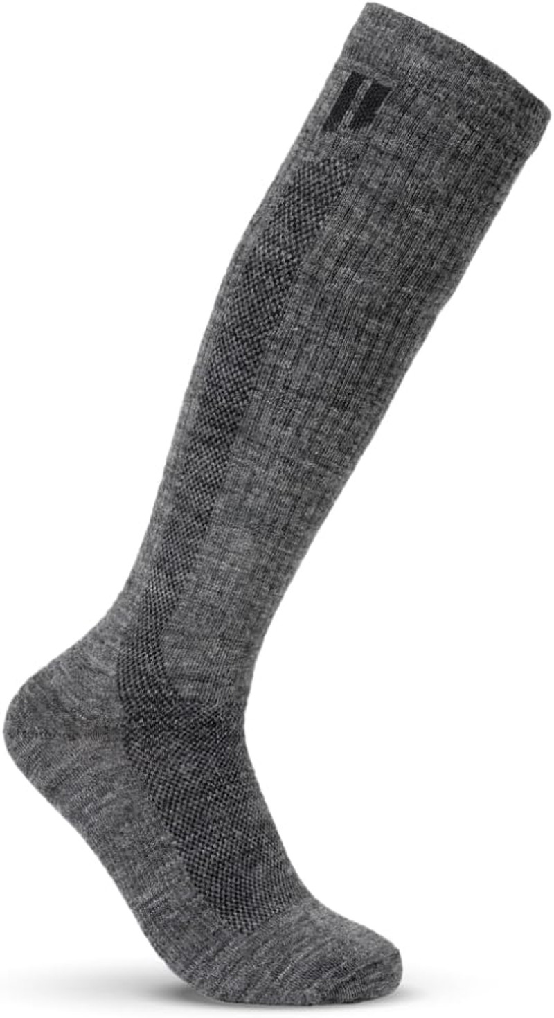 Alpaca Compression Socks for Men and Women, Moisture Wicking Alpaca Wool Socks f