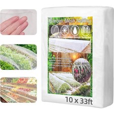10x33FT Garden Netting Bug Insect Mesh Barrier Bird Net for Protecting Plants US