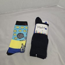 MeMoi Boys Socks MK-10950 3 Pair Shoe Size 5-9 1 Pair Pea Nuts Socks