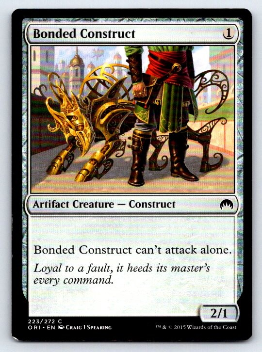 Bonded Construct Common Magic Origins Magic: The Gathering