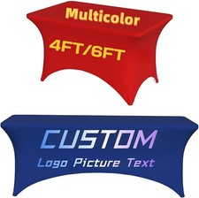 Custom Tablecloth Personalized Business Tradeshow Events Customized Table Cloth
