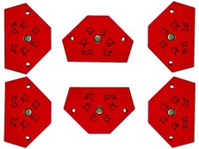 Schwei&szlig;magnet Schwei&szlig;positionierer Schwei&szlig;winkel Magnetwinkel Winkelmagnet Set 6