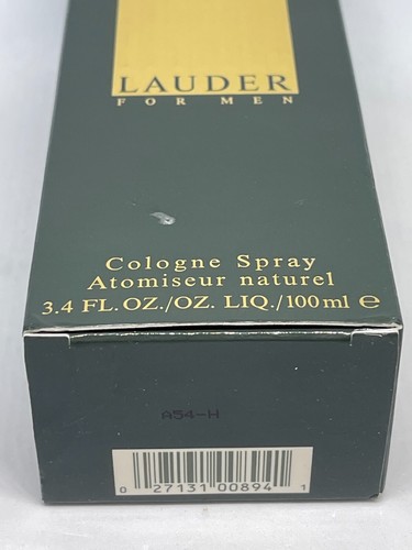 Lauder for Men By Estee Lauder Cologne Spray 3.4oz/ 100ml VINTAGE MADE IN UK - Picture 12 of 15