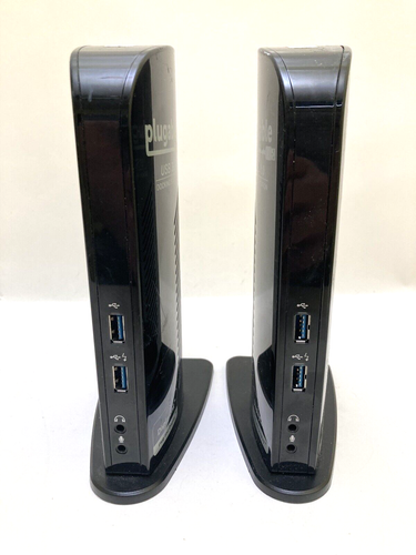 2X Plugable UD-3900 SuperSpeed USB 3.0 Dual Monitor Docking Station - No Adapter - Picture 4 of 5