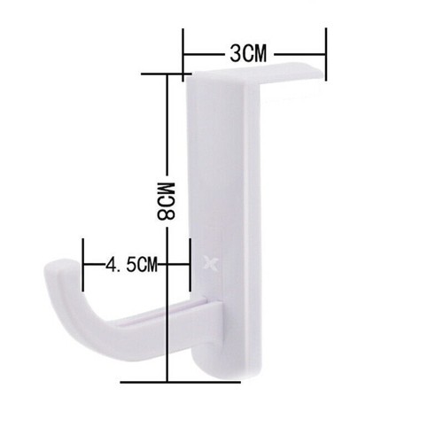 Kopfhörer Ohrhörer Aufhänger PC Monitor Ständer Halter Universal-Wandhaken - Bild 6 von 8