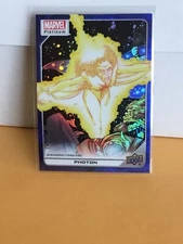 Photon   2023  Upper Deck Marvel Platinum Blue Rainbow #199 Nice