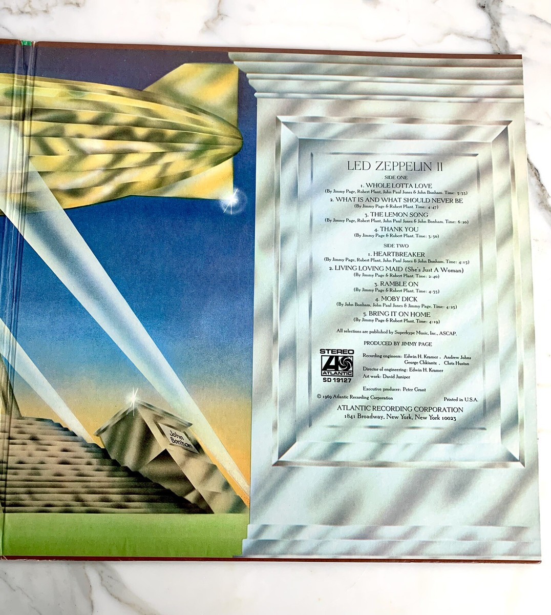 LED ZEPPELIN II 1969 VINYL - Led Zeppelin 2/II ATLANTIC 1969 SD
