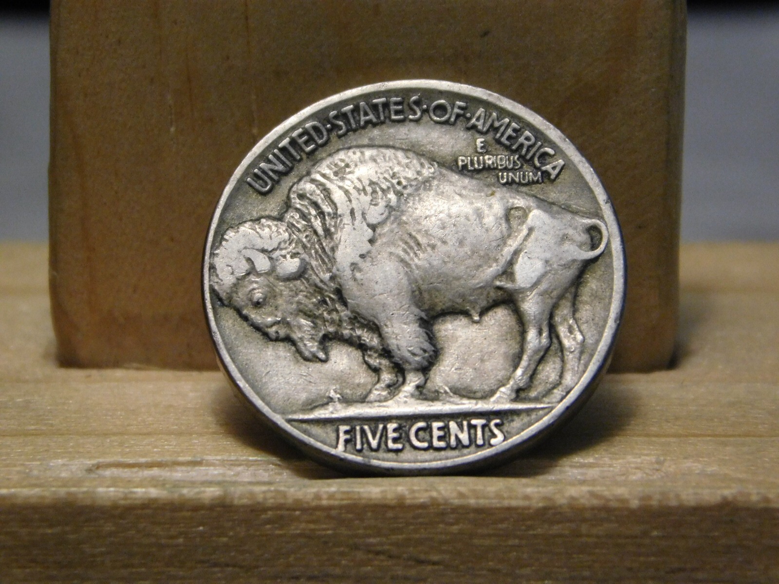 1918-P-Buffalo-Lamination-And-Struck-Thru?