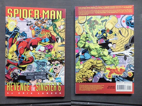 Spiderman Revenge of the Sinister Six TPB, 1st Print 1994 VF, Erik Larsen