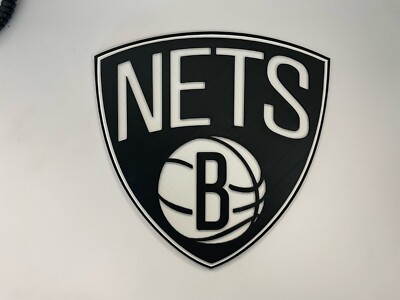 Nets | Custom 3D Printed Sign | Wall-Mounted Decor for Man Cave
