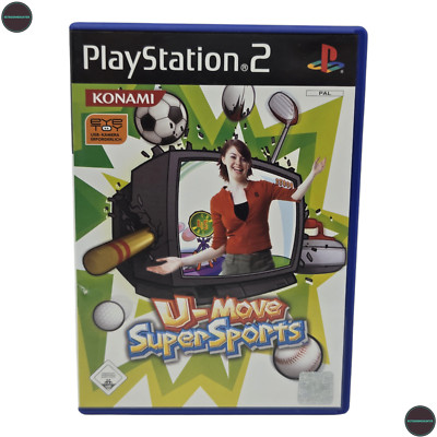 U-Move Super Sports Sony Playstation 2 PS2 Spiel PAL Konami 2004