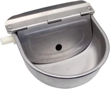 Automatic Dog Feeder Bowl Dispenser, Stainless Water Trough for Pets Livestock