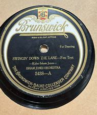 Brunswick - Isham Jones - Who's Sorry Now/Swingin' Down the Lane - Jazz Dance