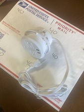 Desktop Table Power Grommet Outlet US Plugs 2 USB Ports Charger Computer 3" Inch