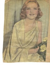SUPER RARE!! 8x10 ORIG PAPER PHOTO Glenda Farell Claudette Colbert!!