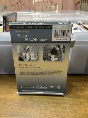 その他 Black White & Gray [DVD] Borderline (1950, DVD, Black & White) Fred MacMurray Claire Trevor
