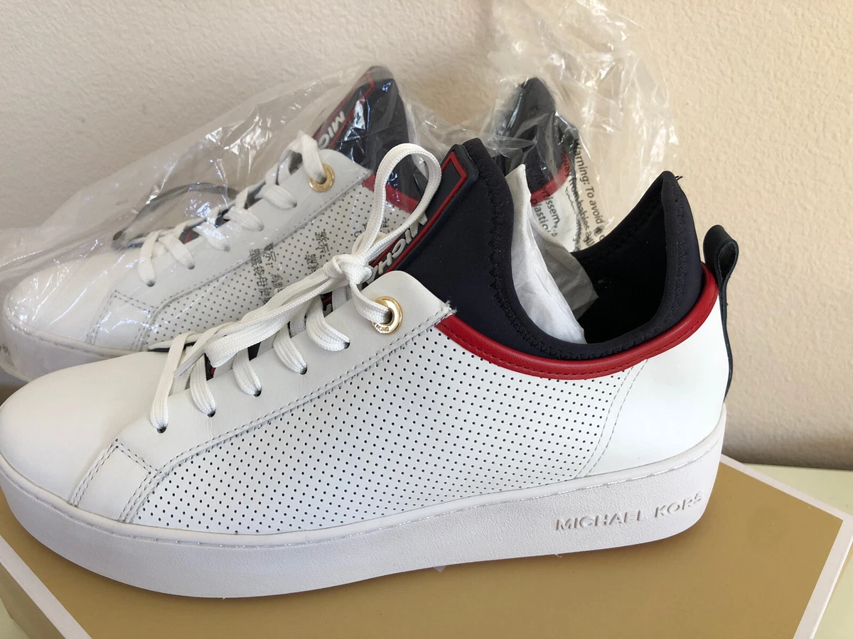 Ace perforated leather store and scuba sneaker