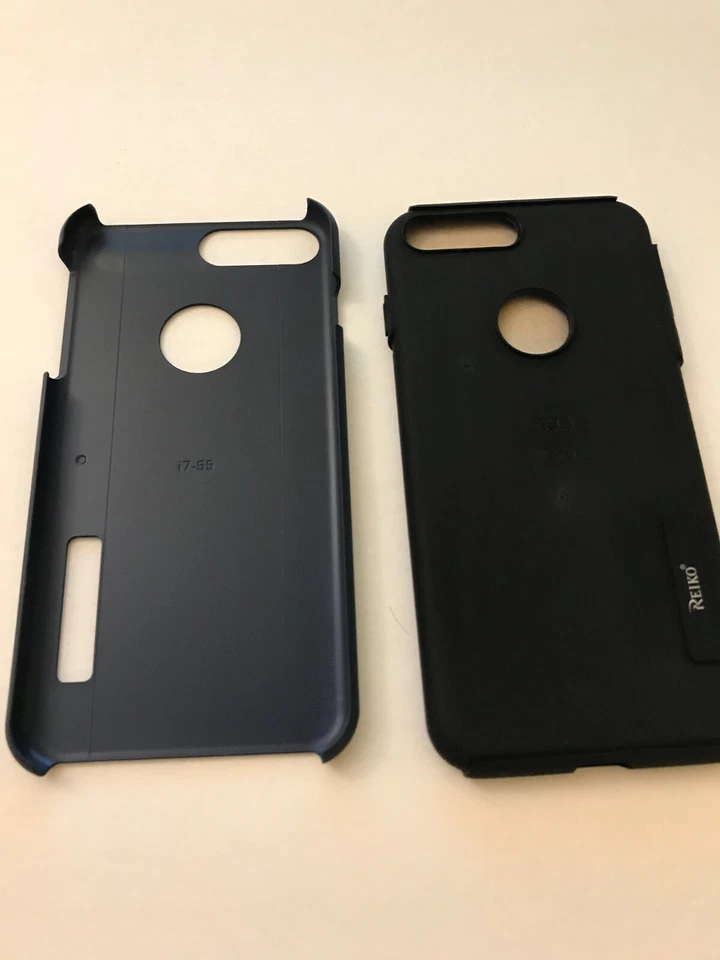 iPhone 7/8 Plus Heavy Duty Dual Layer Armor Protective Case- Blue Navy  - Image 4 of 4