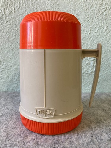 Thermos orange vintage GEZI | L'Atelier Imparfait