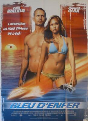 INTO THE BLUE - PAUL WALKER / JESSICA ALBA - ORIGINAL GROSSES FRANZÖSISCHES F...