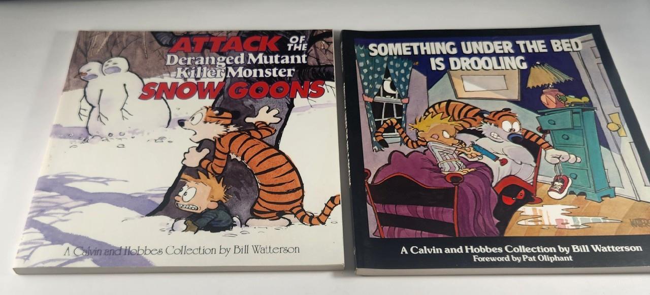 Calvin And Hobbes Lot x 12 Softcover Trade Comic Books Bill Watterson